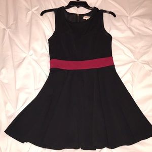 NWOT Black skater dress